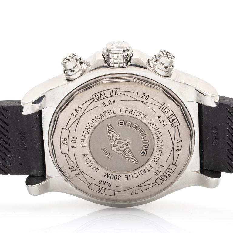 Breitling Super Avanger, Chronometer, chronograph, wristwatch, 44,8 mm.