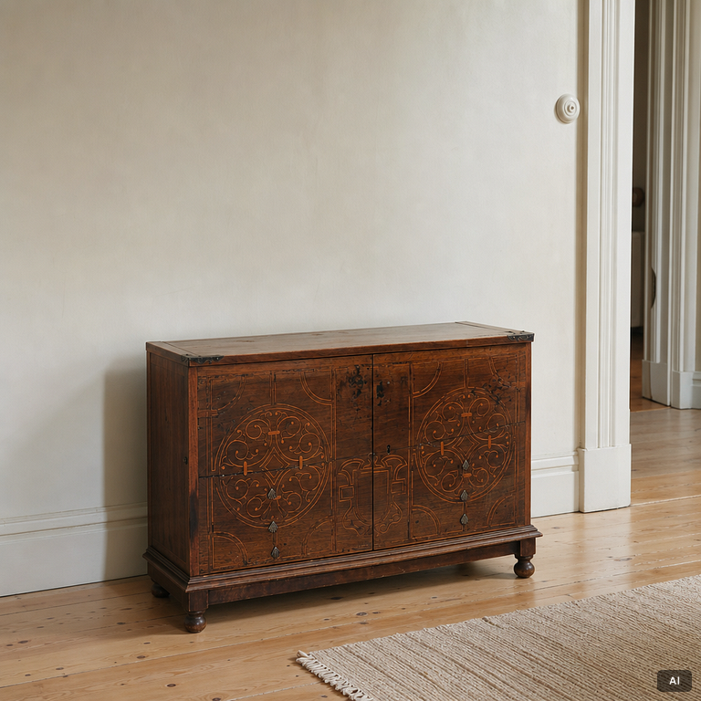 An 18th century cabinet.