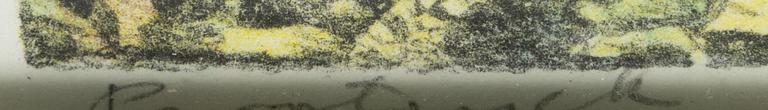 Anders Pehrson, lithograph in colours, signed, dated 83, provtryck.