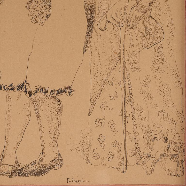 Ernst Josephson, "Rembrandt och Saskia".