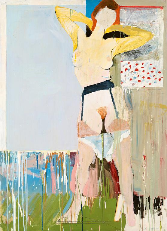 John-E Franzén, "Flicka med gula armar" (Girl with Yellow Arms).