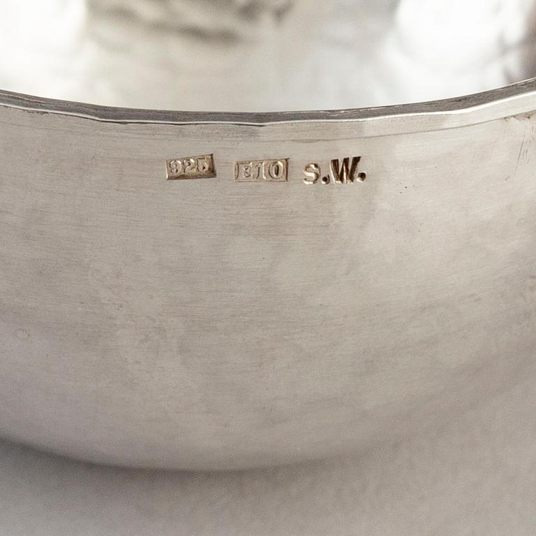 SUPKOPPAR, 8 st, sterlingsilver, svenska stämplar, 1979.