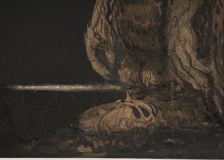 John Bauer, Troll under the stars.