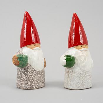 Lisa Larson, a group of six stoneware figurines, including K-Studion, Gustavsberg.
