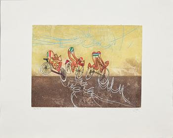 ROBERTO MATTA, 6 st, färgetsningar, signerade och numrerade 96/100.