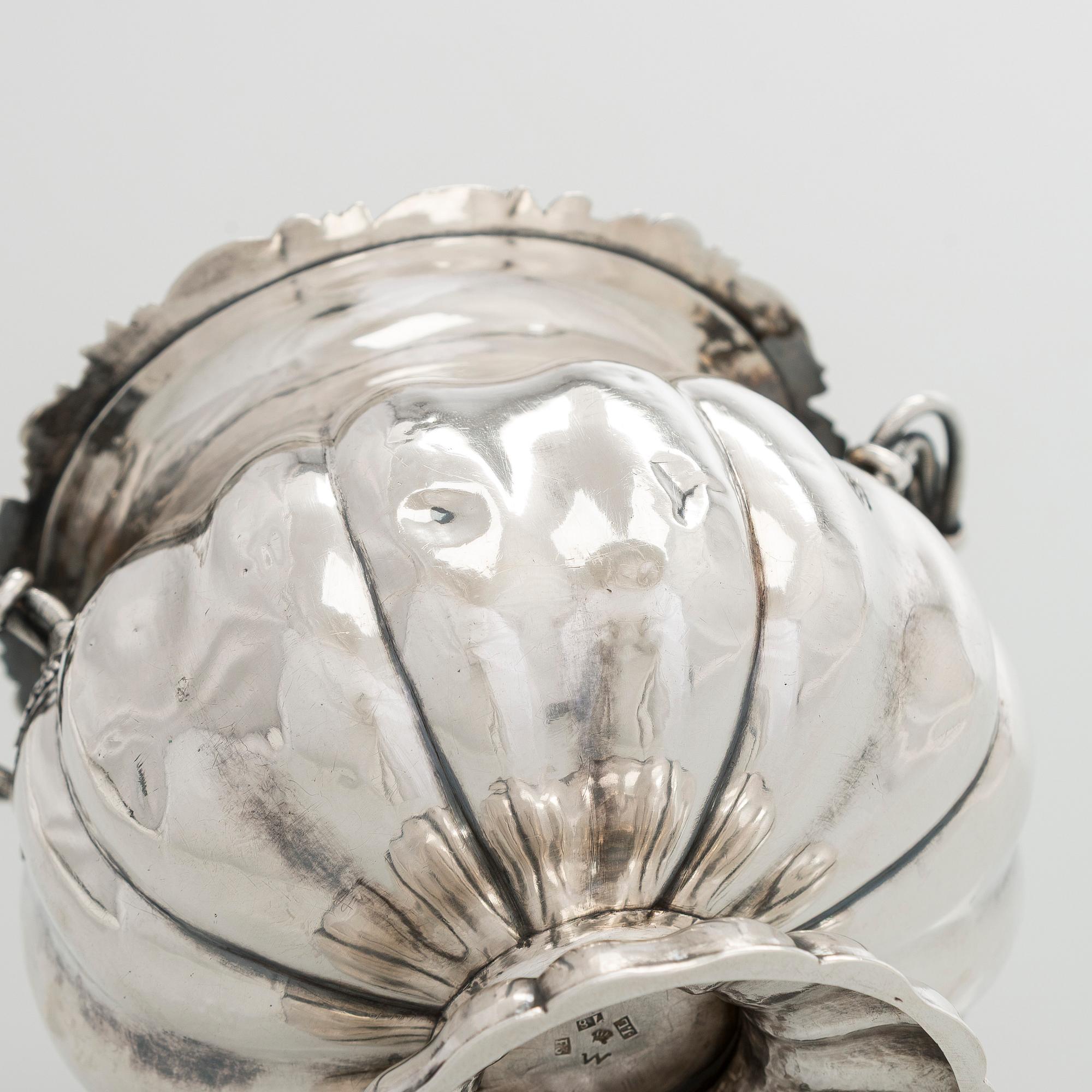 Jonas Lampén, sokerikko, hopeaa, Viipuri, 1863.