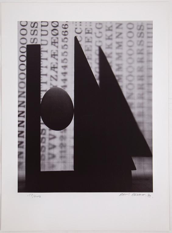 HANS GEDDA, 6 st, offsettryck, "Polaroid Portfolio. Nr 2", signerad och numrerad 158/200, utgiven 1990.