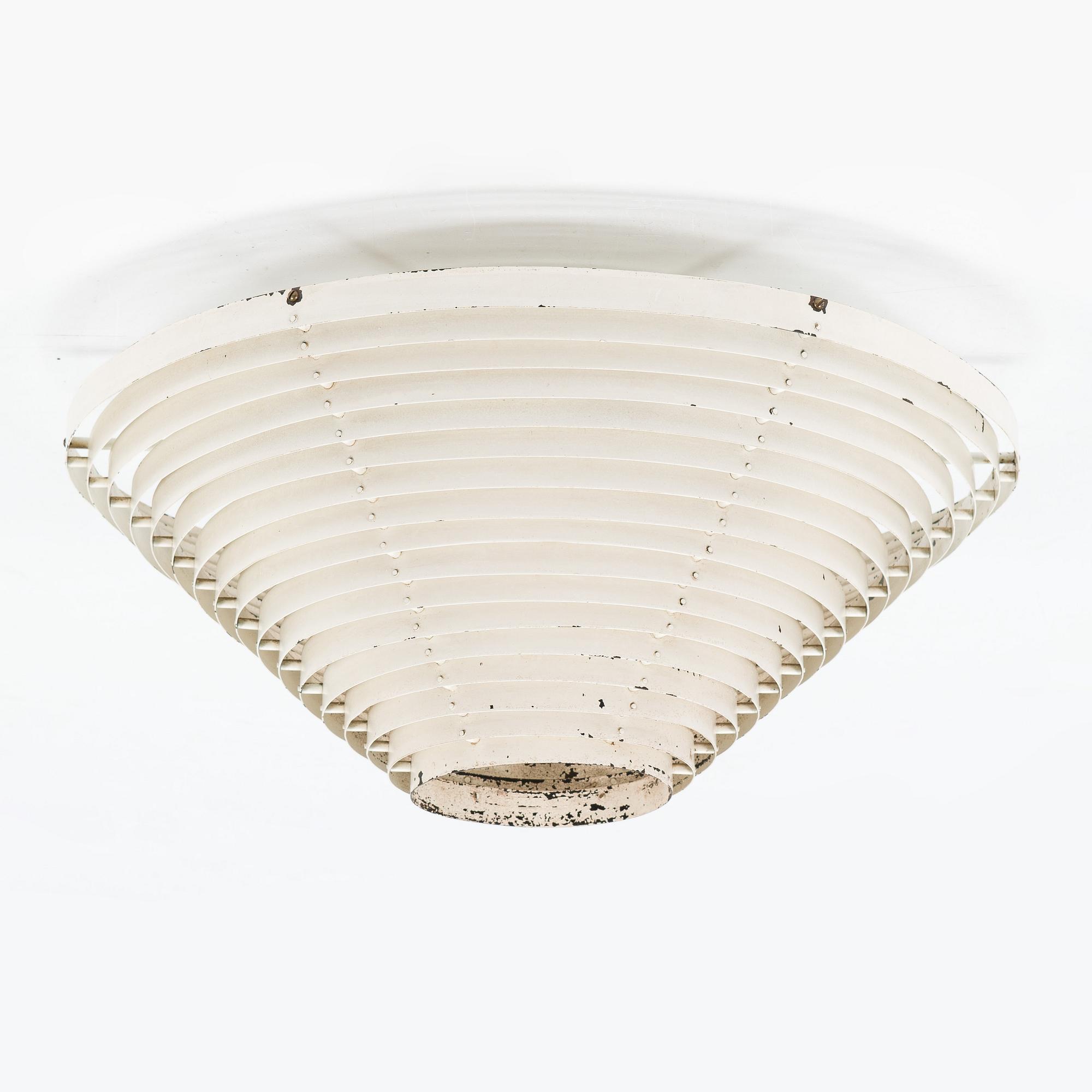 Alvar Aalto, taklampa, modell A622A, Valaistustyö.