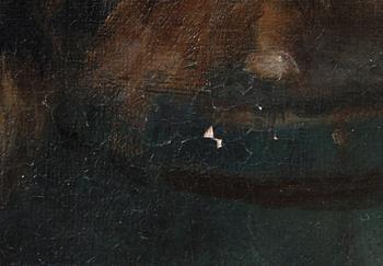 OKÄND KONSTNÄR, olja på duk, sign "J Allan Dowson", 1800-talets andra hälft.