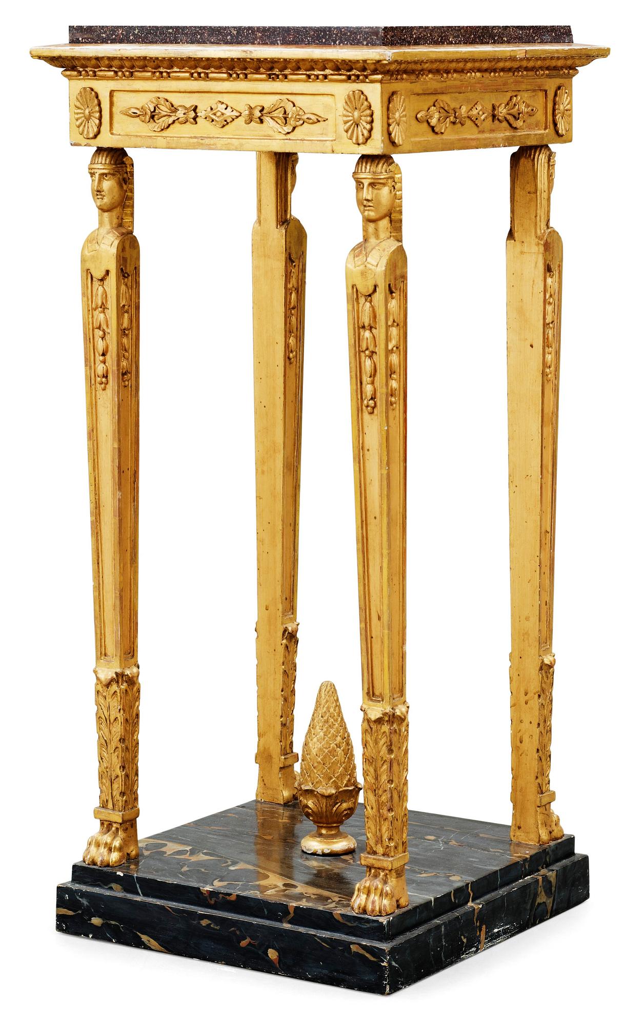 PIEDESTAL, empirestil, Sverige, 1800-tal.
