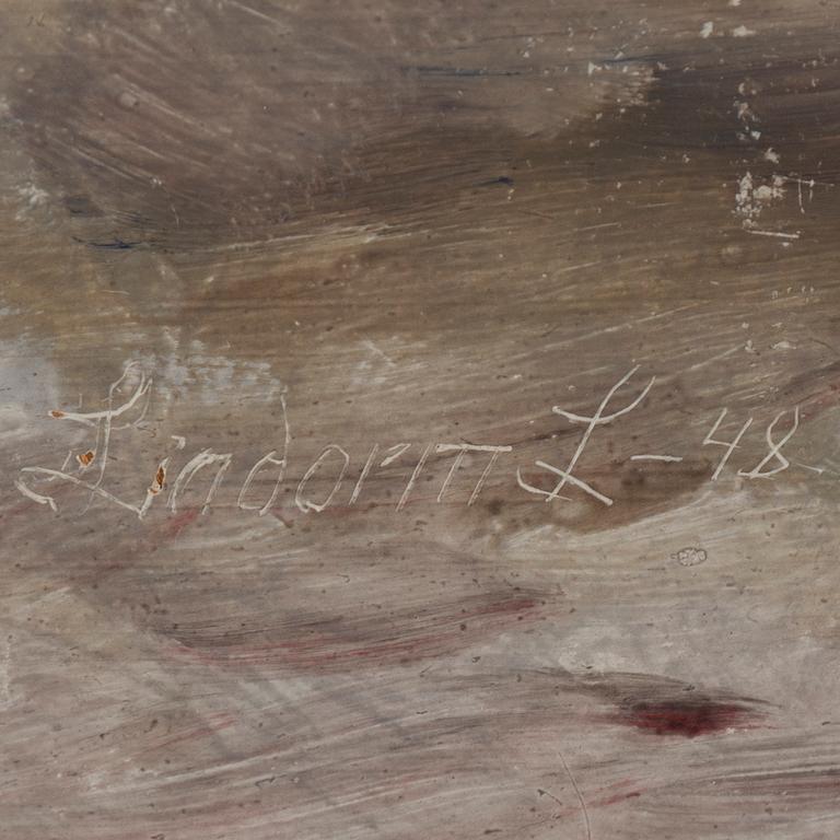 LINDORM LILJEFORS, oil on panel, signed and dated -48.