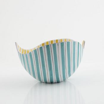 Stig Lindberg, bowl, faience, Gustavsberg Studio.