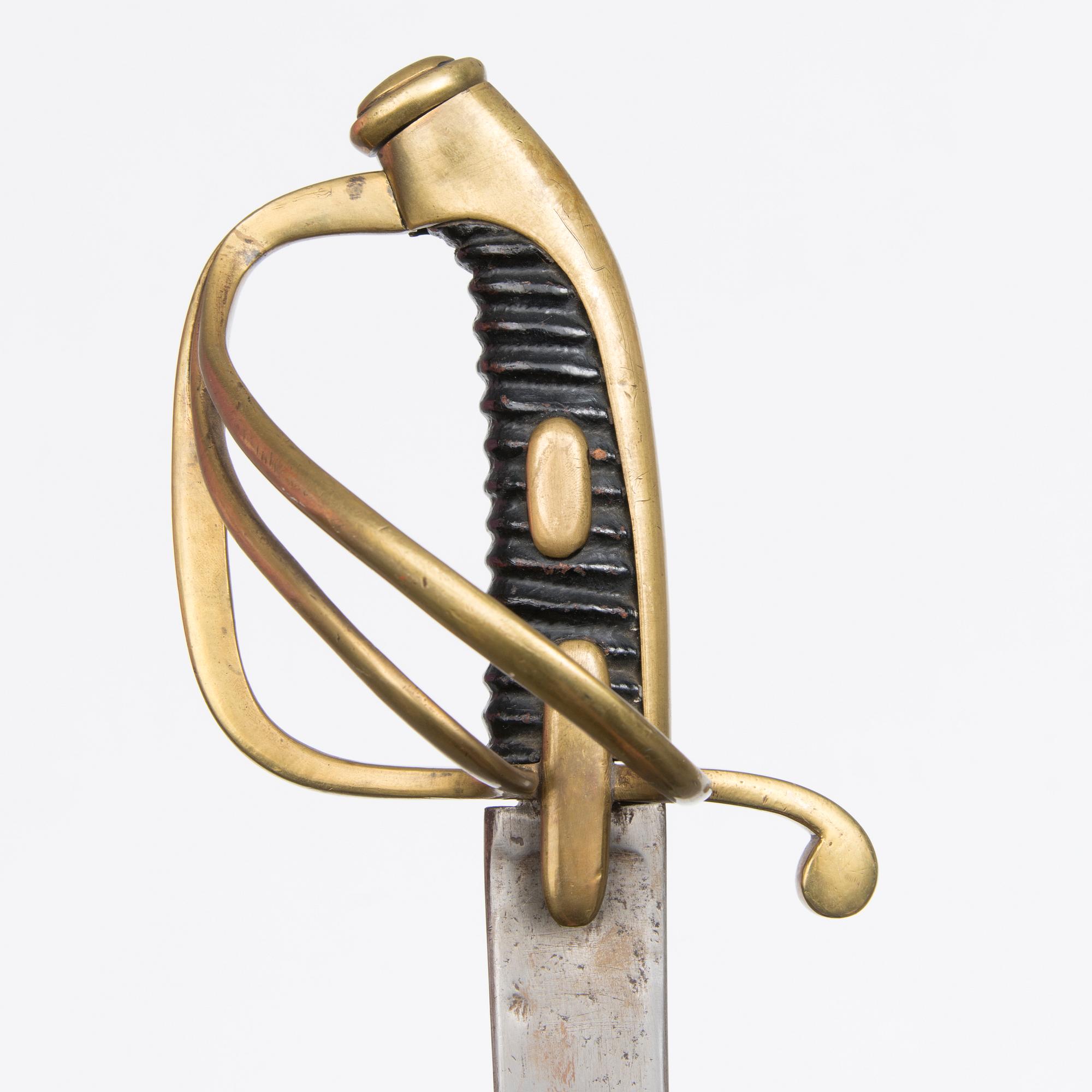 An early 19th Century Light Cavalry Sabre, French model.