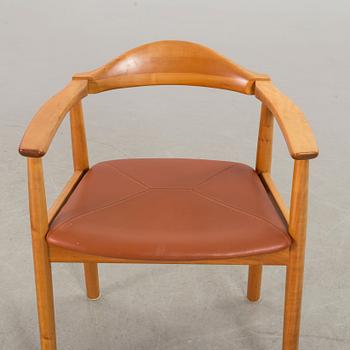 An Andreas Hansen desk and chair for Hadsten träindustri Denmark later part of the 20th century.