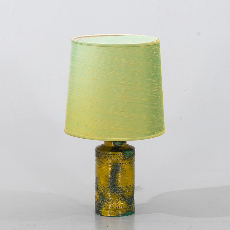 A table lamp from bitossi Italy, second half of the 20th century.