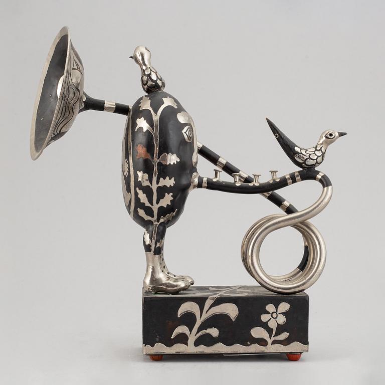 Walter Bengtsson, skulptur, metall, signerad WB, numrerad 10/10 och daterad 73.
