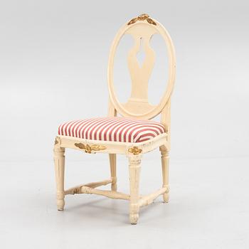 A late 18th century Gustavian chair.