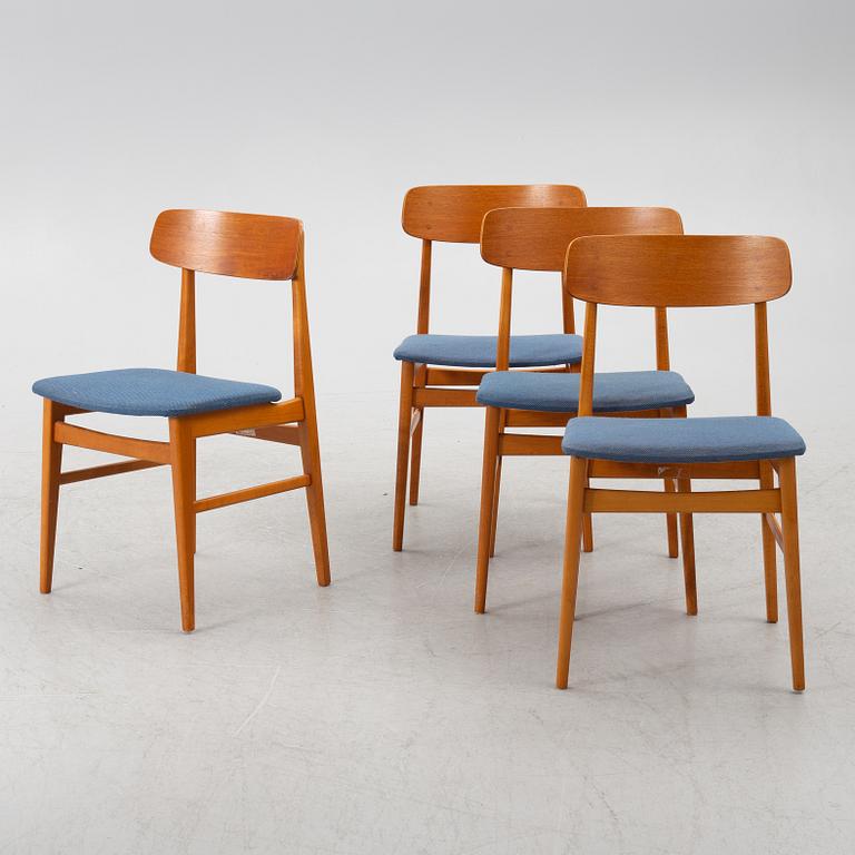 Tage Olofsson, stolar, 4 st, teak, 1960-tal.