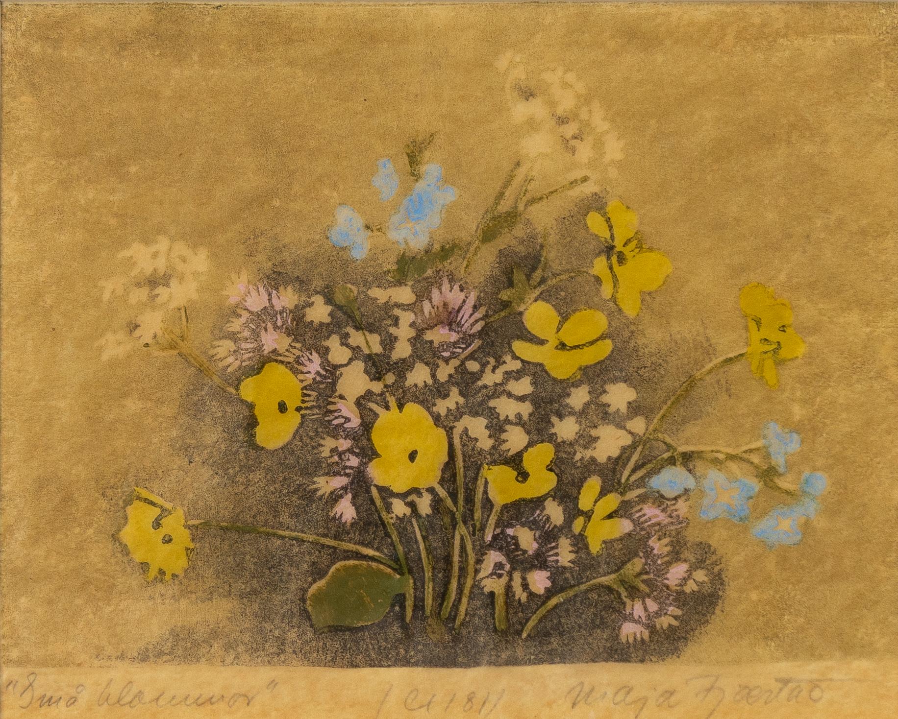 Maja Fjaestad, "Små blommor".