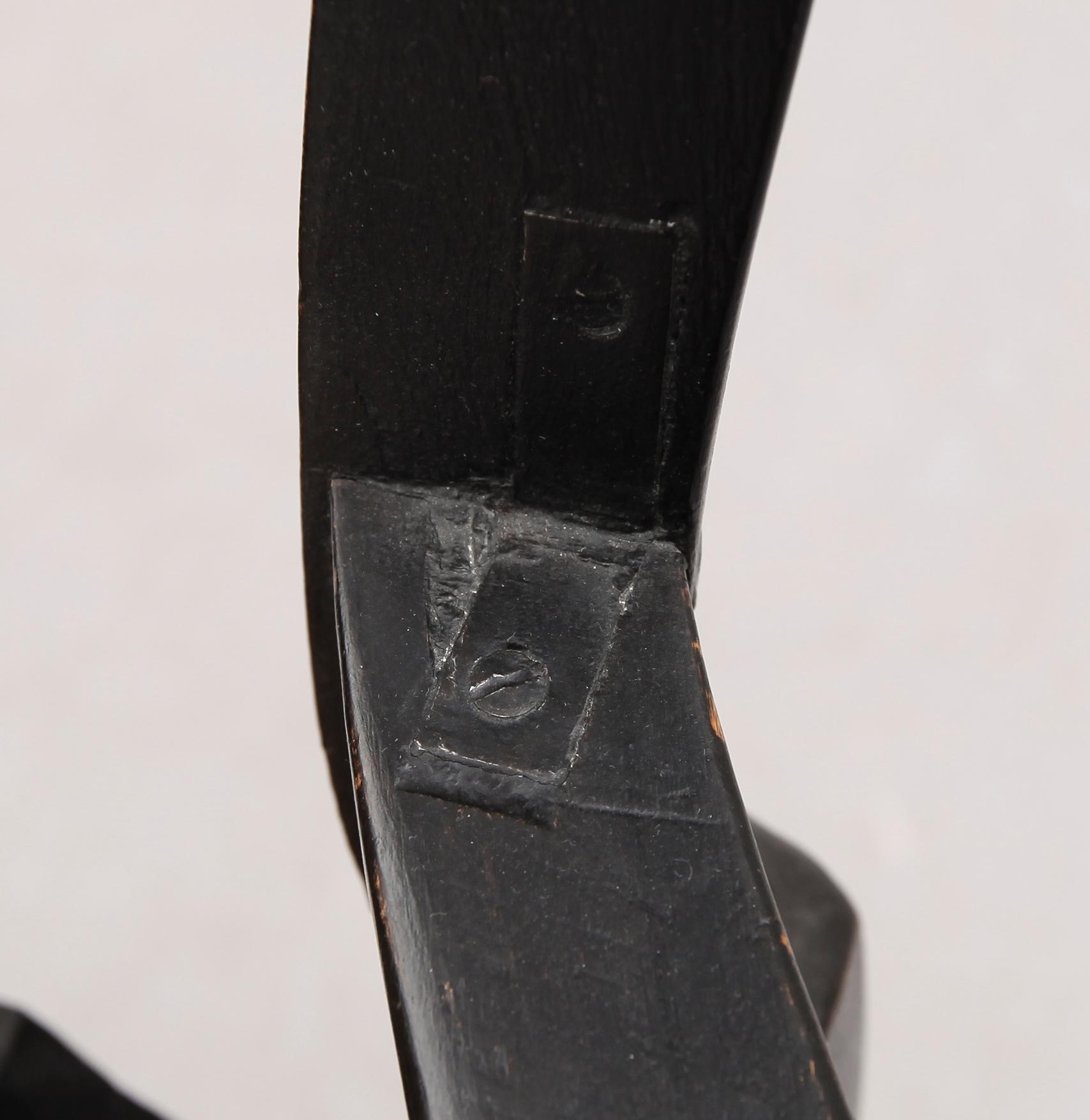 KARMSTOLAR, 1 par, senbarock, 1700-tal.