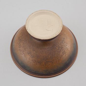 A mid 20th cenutry bowl, designed by Stig Lindberg for Gustavsberg.