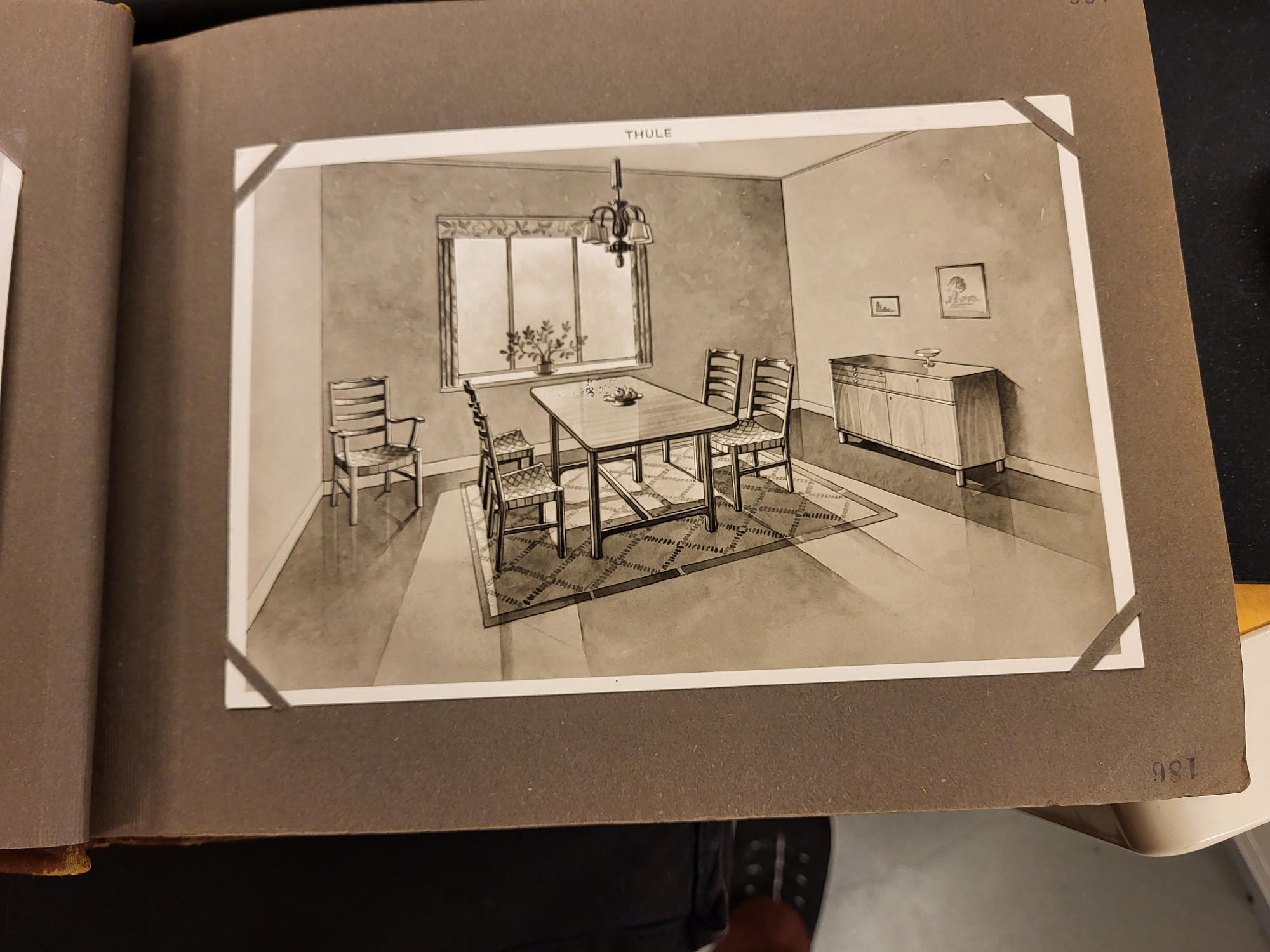 Axel Larsson, a set of 6+4 'Thule' chairs, Svenska Möbelfabrikerna Bodafors for PUB, Sweden, 1937.