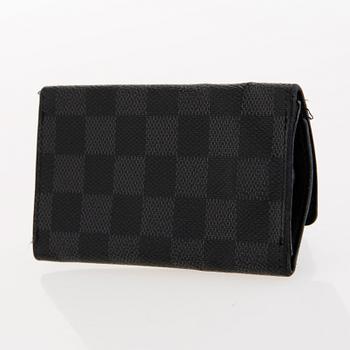LOUIS VUITTON, Damier Graphite VYÖ, KORTTIKOTELO JA AVAINKOTELO.