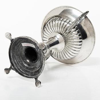A Swedish silver Empire lided sugar bowl, mark of Carl Wilhelm Troselius, Stockholm 1834.