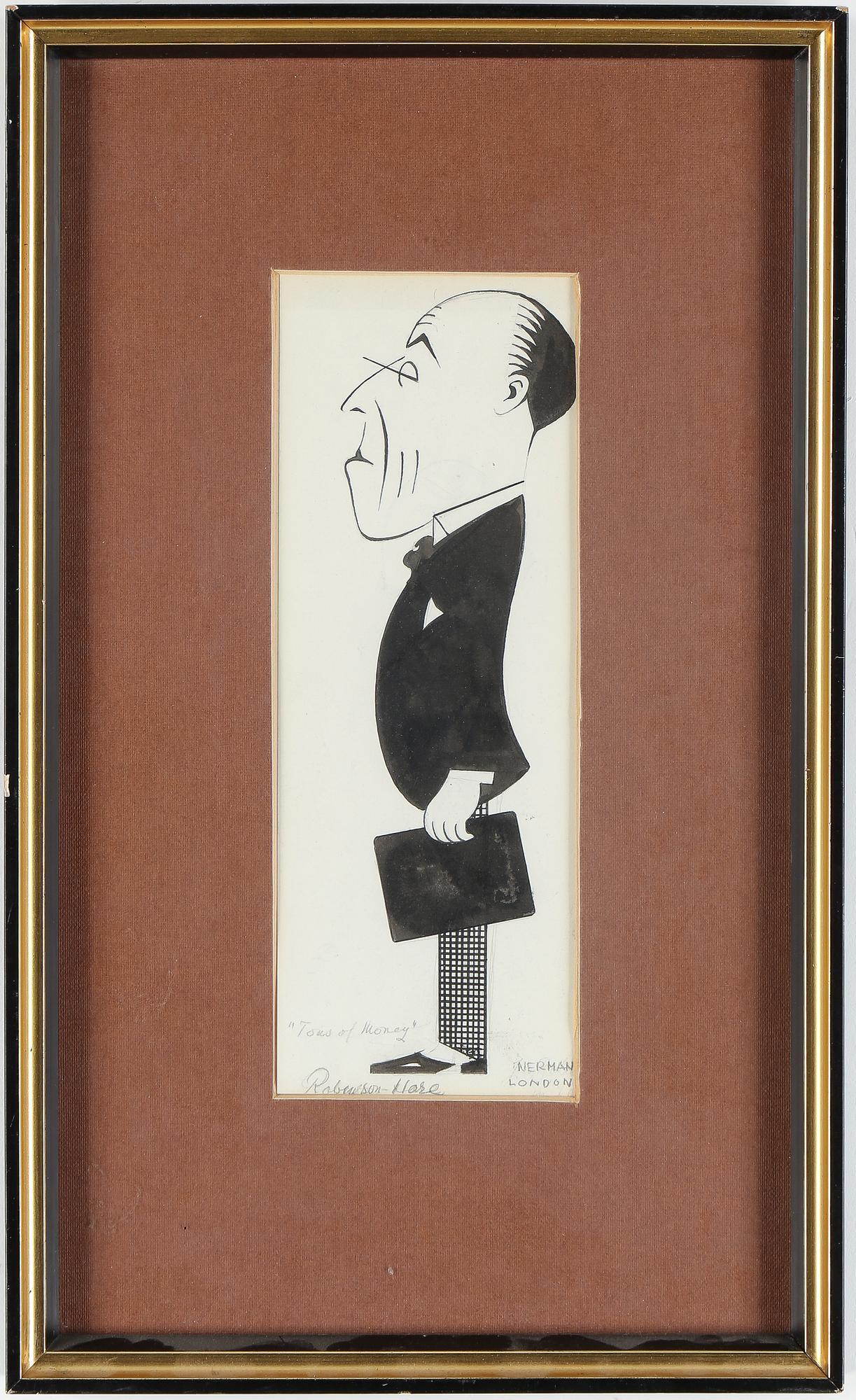 EINAR NERMAN, tusch, signerad.