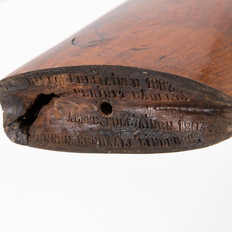 A mid 19th Century percussion rifle.