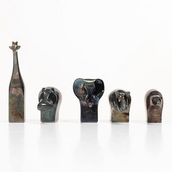 Gunnar Cyrén, Five figurines, Dansk Designs, Japan.