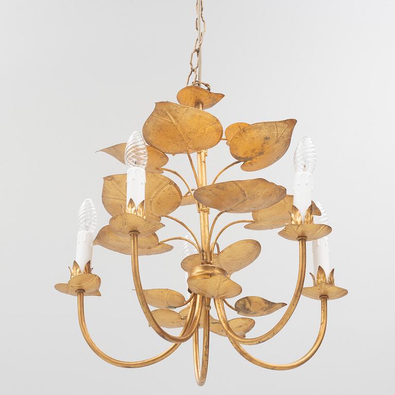 A ceiling lamp, probably Italy, second half of the 20th Century.