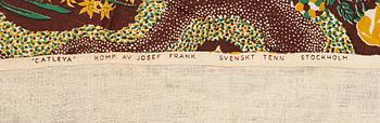 Josef Frank, a pair of 'Catleya' curtains, Svenskt Tenn Company.