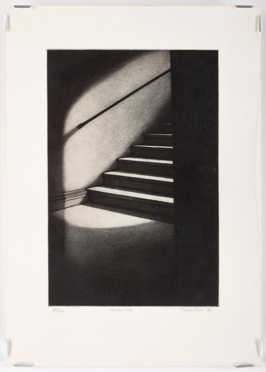 JUKKA VÄNTTINEN, mezzotint, 62/70, sign.