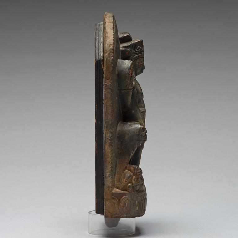 STELE, sten. Nepal, 1600/1700-tal.