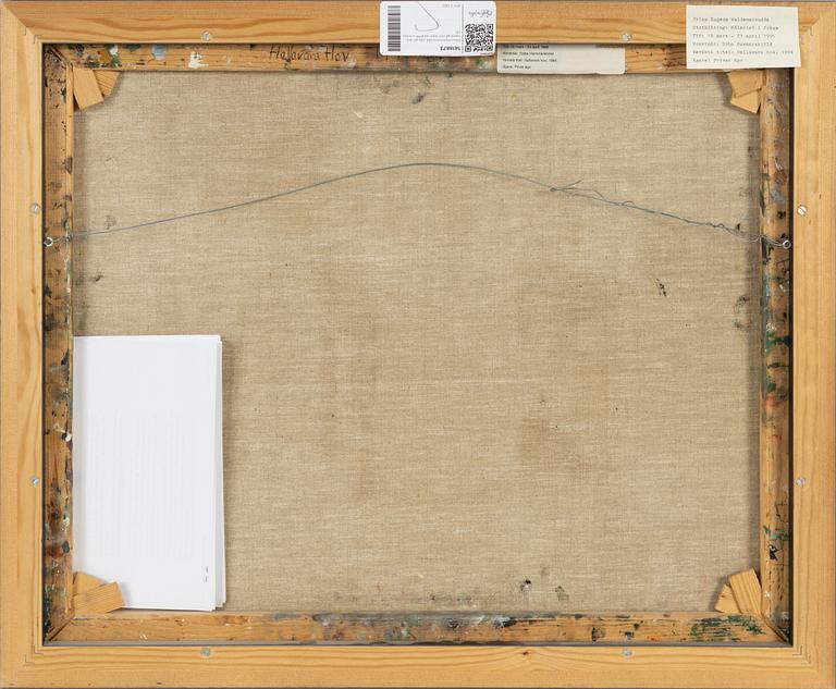 Ebba Hammarskiöld, oil on canvas, signed and dated 1994 verso.