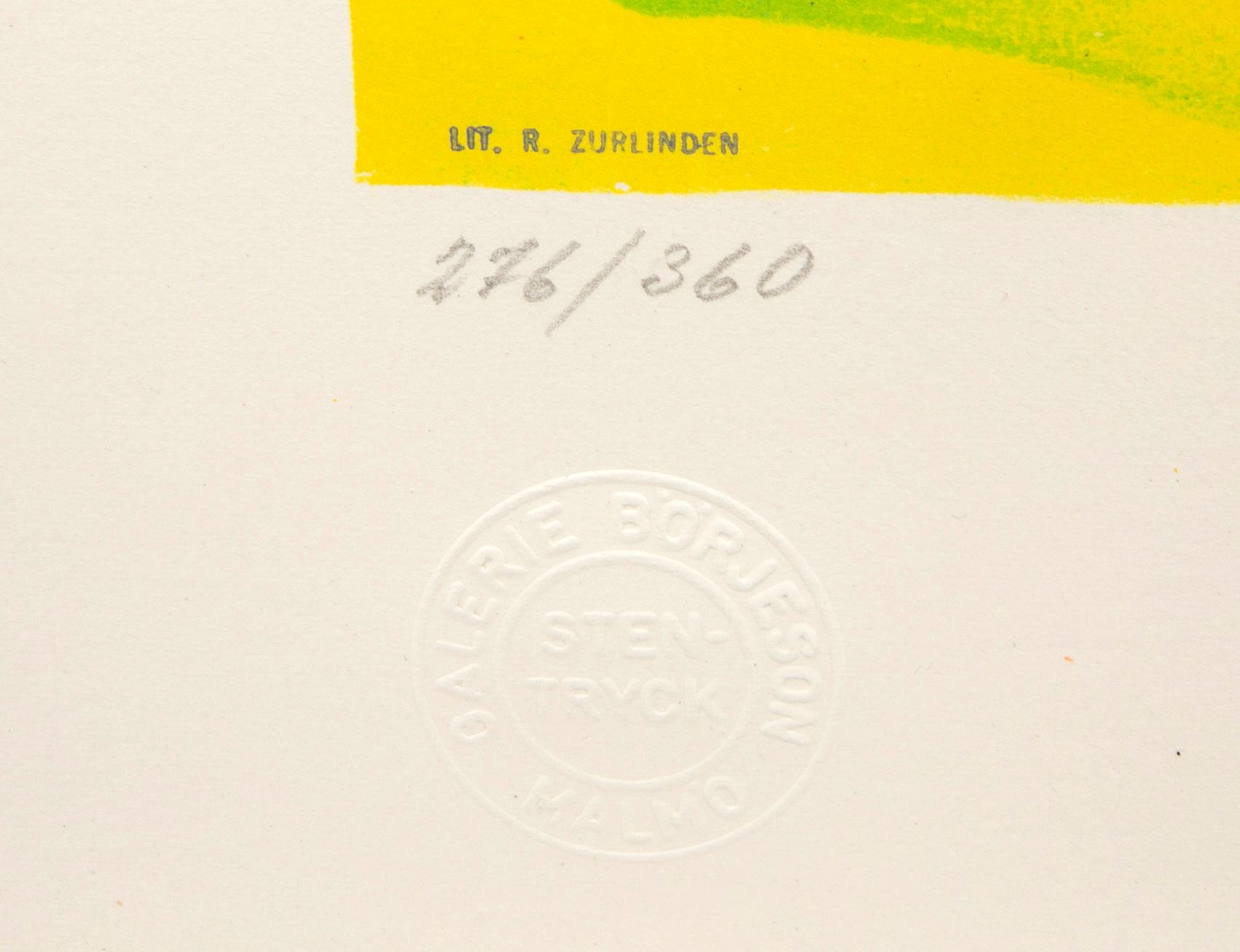 Halmstad Group fifty years, portfolio, with 6 color lithographs, signed and numbered 276/360.