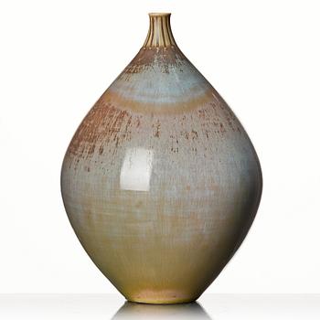 Stig Lindberg, a stoneware vase, Gustavsberg studio, Sweden 1961.