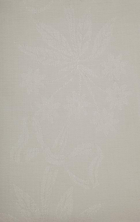 DUK SAMT 12 SERVETTER, linne, 1900-talets första hälft.