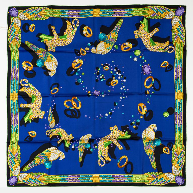 Cartier, scarf.