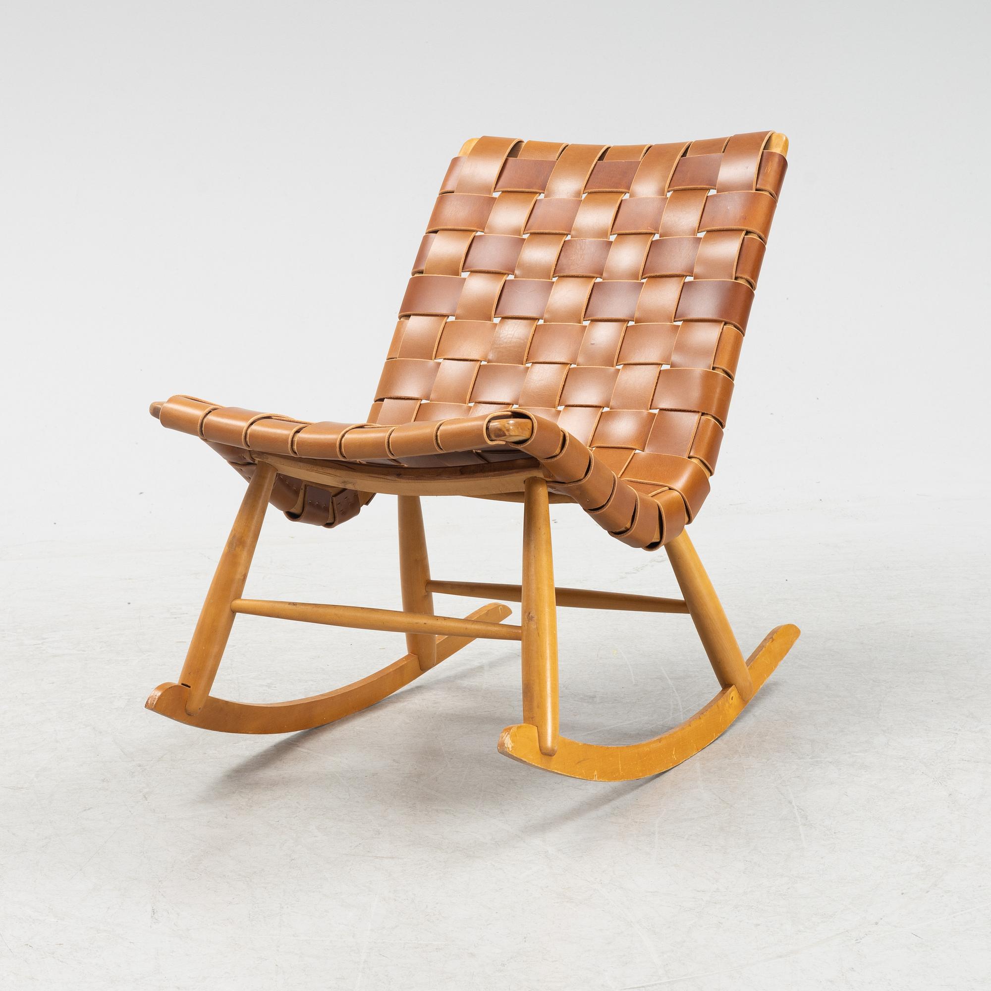 Gungstol, tillskriven Yngve Ekström, Swedish Modern, 1940-tal.