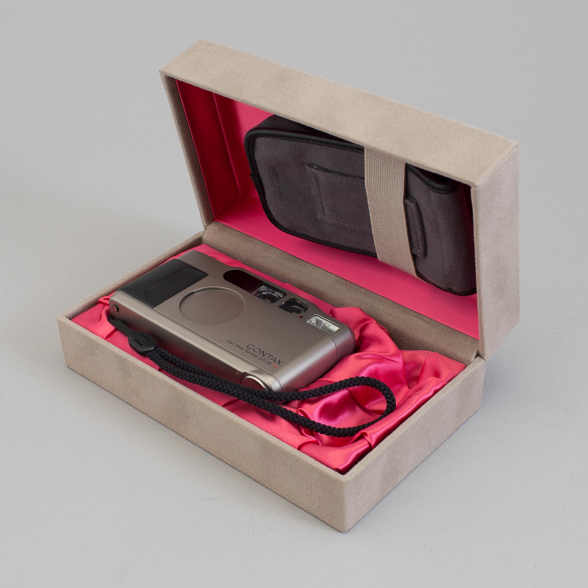 A Contax T2 Camera With Carl Zeiss Sonnar 2.8/38 T* no 012491 From