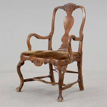 KARMSTOL, senbarock, 1700-tal.