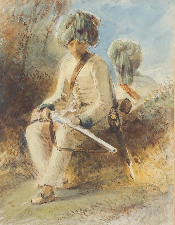 Egron Lundgren, Indian military.