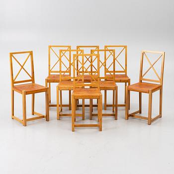 Mario Asnago & Claudio Vender, eight 'Moka' chairs, Flexform, Italy, 1990s.