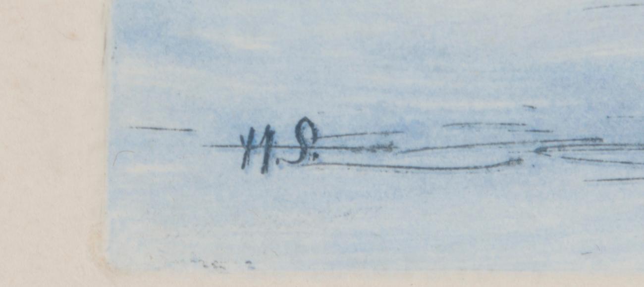 HUGO SIMBERG,"KAPPLÖPNING PÅ ISEN.".