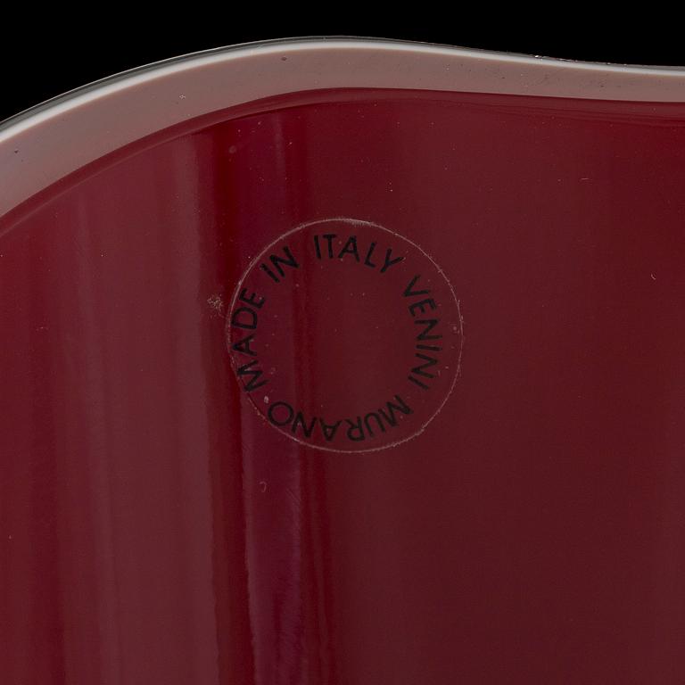 Timo Sarpaneva, an art object, 'Kelo', signed Venini 91 Sarpaneva.