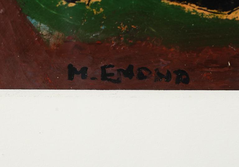 MARTIN EMOND, blandteknik, signerad.