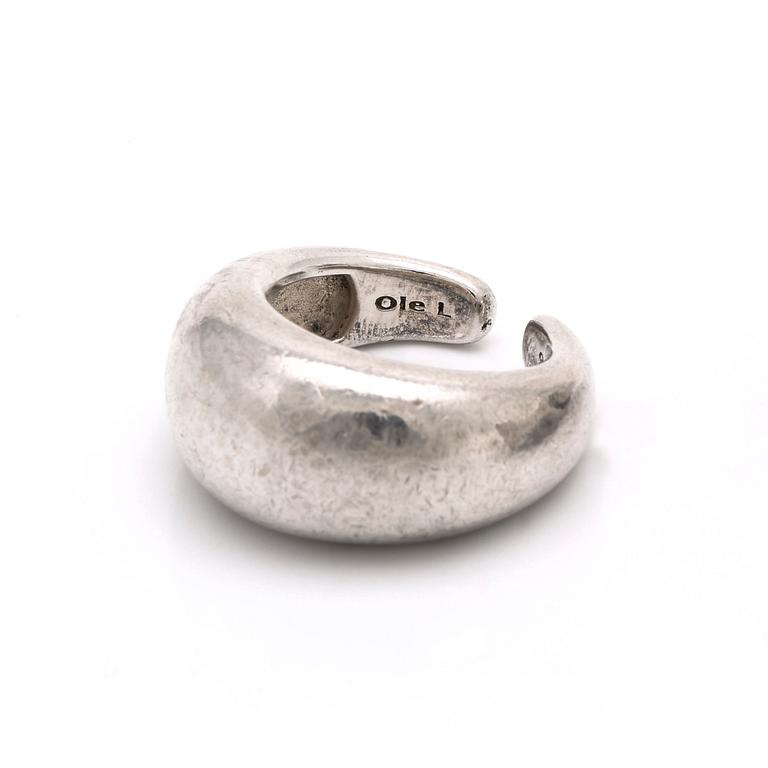 Lynggaard, bracelet and ring sterling silver, "Giga".