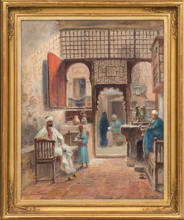 FRANS WILHELM ODELMARK, olja på duk, signerad,